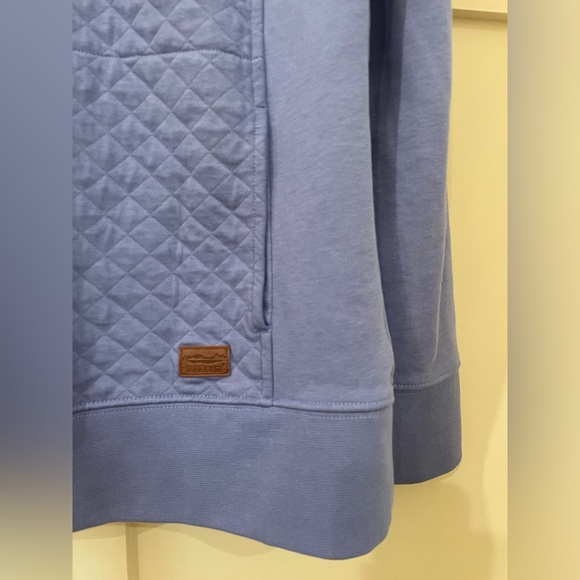 L.L. Bean Quilted Quarter-Zip Pullover in Purple - Picture 5 of 8